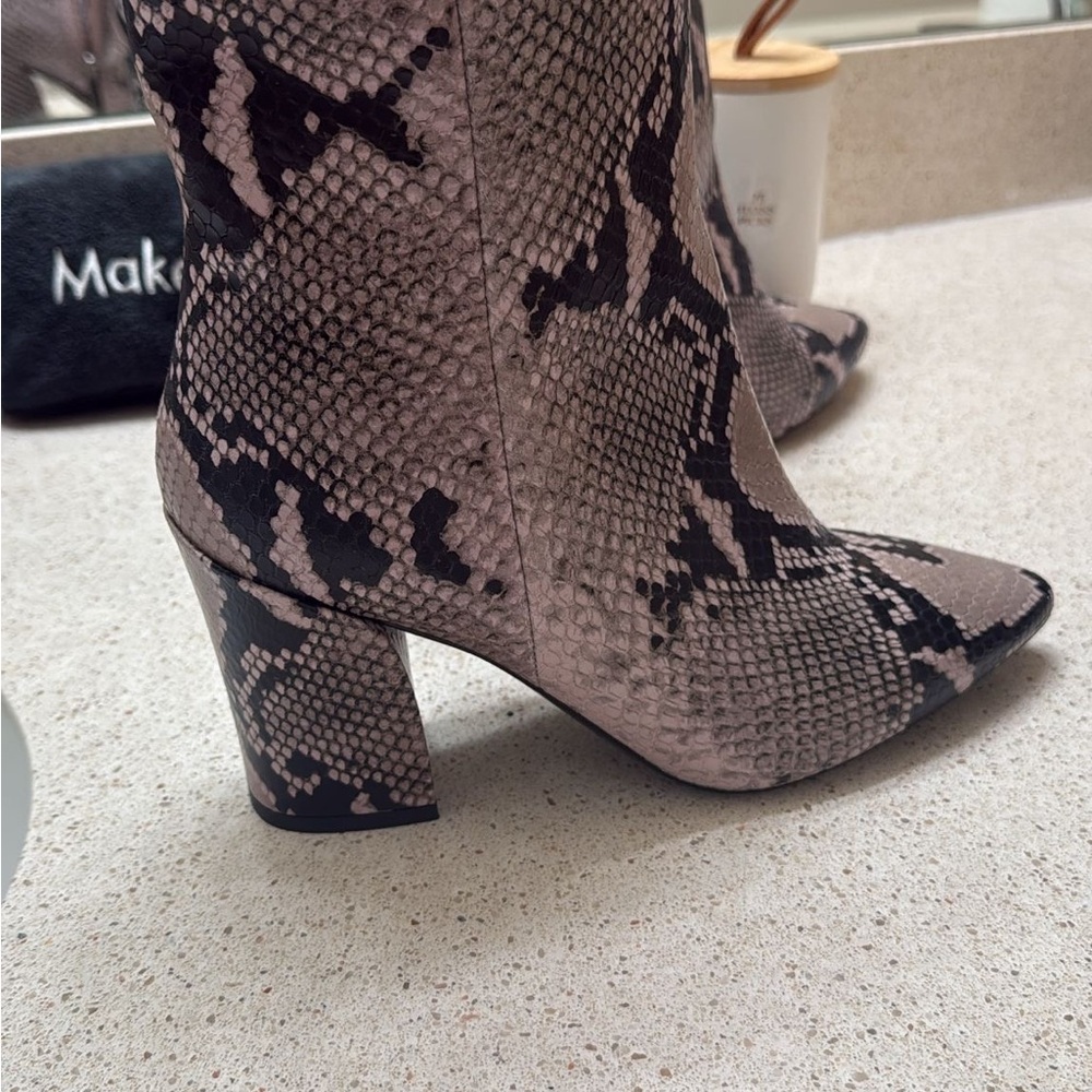 Aquatalia Women's Snakeskin Heeled Boots